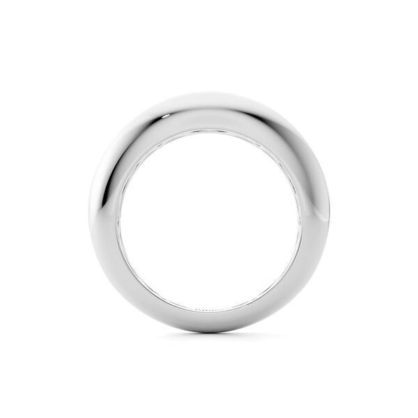 Bague bomb&eacute;e en argent